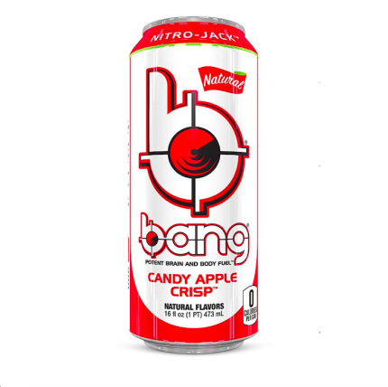 Bang Energy Drink Natural Candy Apple Crisp